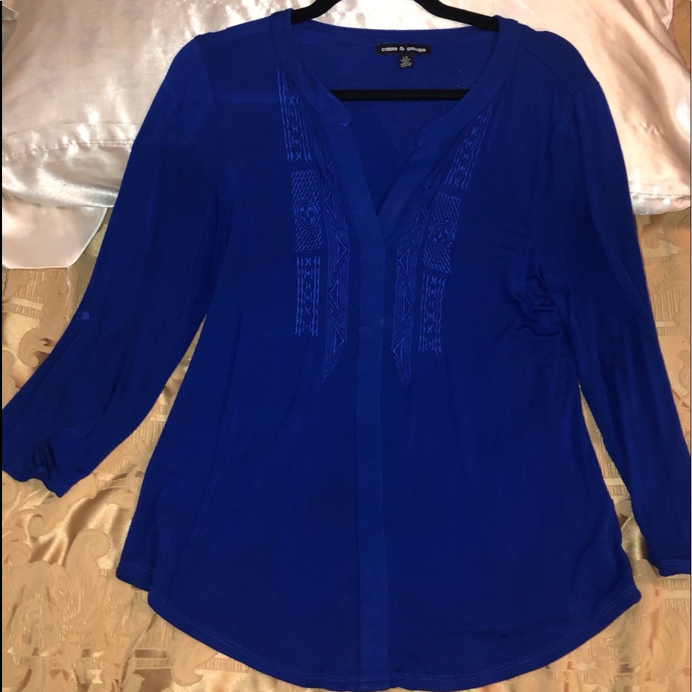 Beautiful royal blue top
